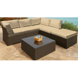 FOREVER PATIO Hilton Head 6 Piece Seating Group with Cushions