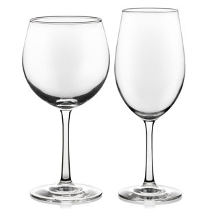 Libbey Vineyard Reserve 8-Piece Wine Glass Party Set For Chardonnay And Merlot/Bordeaux (Set of 8)