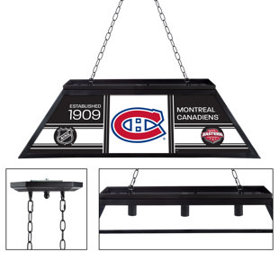 TRADEMARK GLOBAL Montreal Canadiens Patch 44-Inch Pool Table Light