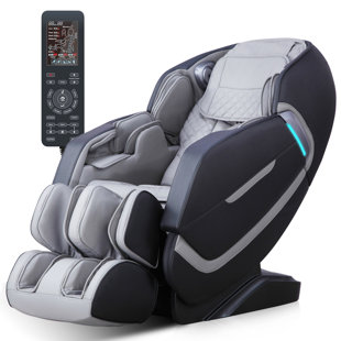 INBOX ZERO 4D Extended SL Track Massage Chair Recliner with Full Body Airbag Zero Gravity, Heat Therapy, Thai Stretch, Foot Roller, 12 Auto Modes, 3 intensity, Bluetooth Control