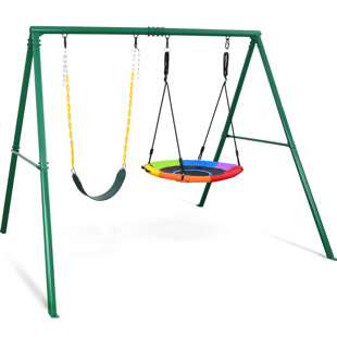 Klo Kick Metal Swing Set with 2 Swing(s)