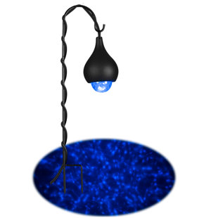 GEMMY INDUSTRIES Black Plug-in Integrated LED Pathway Light