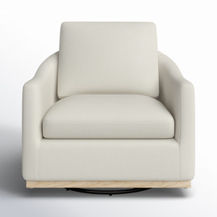 BIRCH LANE™ Deary Upholstered Swivel Barrel Chair