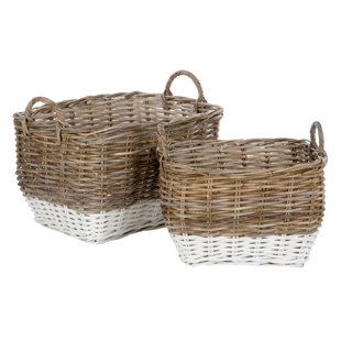 Sol 27 Outdoor Naveena Wicker Basket