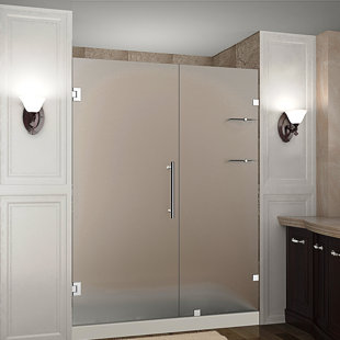 ASTON Nautis GS 62" x 72'' Hinged Completely Frameless Shower Door