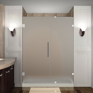 ASTON Nautis 32" W x 72'' H Hinged Frameless Shower Door