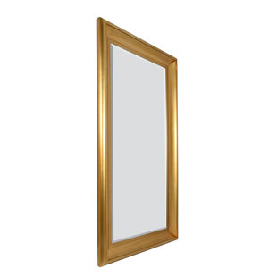 ROSECLIFF HEIGHTS Mirielle Solid And Engineered Wood Flat Floor Mirror