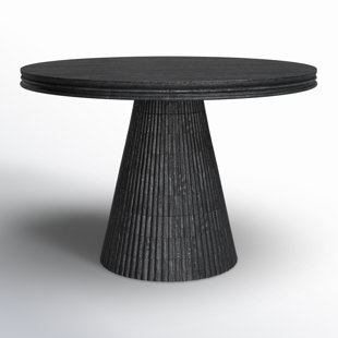 JOSS & MAIN Israel Round Solid Wood Dining Table