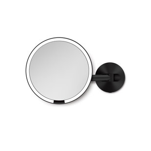 Simplehuman Round Hard-Wired Wall Mounted Makeup Sensor Mirror