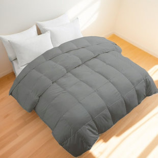 NY TEXTILE HAUS Luxury Down Alternative Lightweight Microfiber Comforter Dark Gray