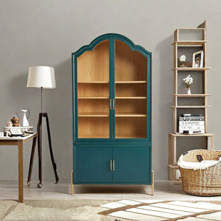 PARTTLION French double door glass bookcase