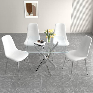 JUXING FURNITURE INC 5 - Piece Pedestal Dining Set