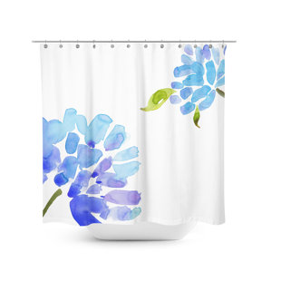 BEST HOME FASHION, INC. Floral Shower Curtain