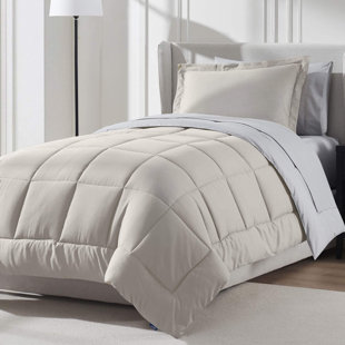 NESTL Bed-in-A-Bag Reversible Comforter Set with Bed Sheets