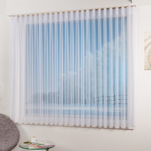 CLEARAMBIENT Gardine Vaasa mit Tunnelzug (1 Stück) transparent