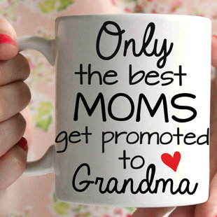 LOVE YOU A LATTE SHOP Only the Best Moms Get Promoted to Grandma Coffee Mug