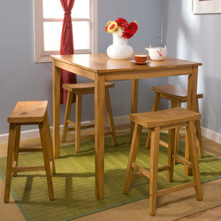 ANDOVER MILLS™ Whitworth Solid Wood Top Dining Set