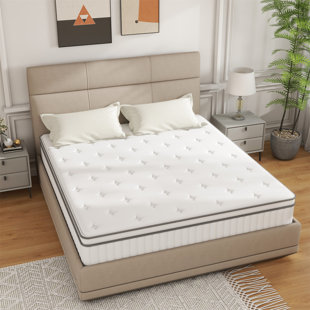 ALWYN HOME Peggie 10'' Medium Hybrid Memory Foam Mattress