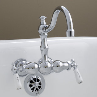 STROM PLUMBING BY SIGN OF THE CRAB Double Handle Deck Mounted Roman Tub Faucet Trim