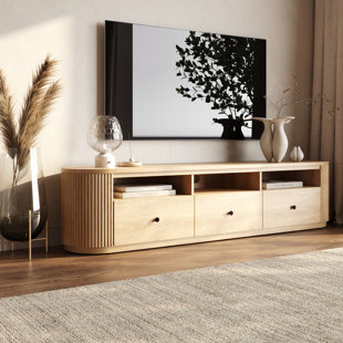 VIG FURNITURE Jacobson - Modern Natural Acacia Tv Stand