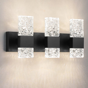 MERCER41 Luxcien Dimmable Crystal Bathroom Vanity Light