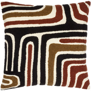 HÖEM Abbe Abstract Square Throw Pillow Cover