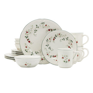 Pfaltzgraff Winterberry 16-Piece Dinnerware Set, Service for 4