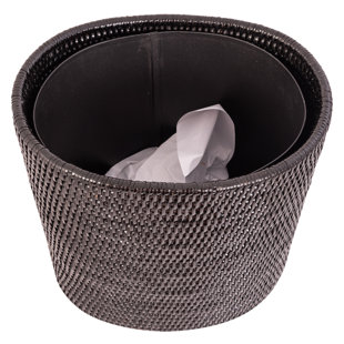BIRCH LANE™ Rael Wicker Open Waste Basket - 4 Gallons