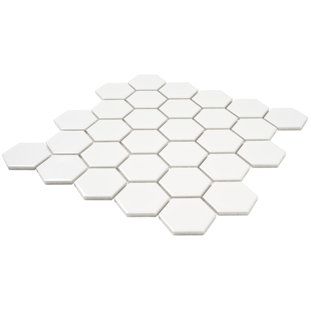 PARVATILE (38178) 2" x 2" Porcelain Honeycomb Mosaic Wall & Floor Tile