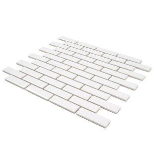 PARVATILE (38178) 1" x 3" Porcelain Brick Joint Mosaic Wall & Floor Tile