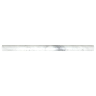 PARVATILE 12'' L x 1'' W Marble Round Tile Trim