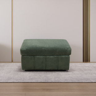 LEANN WALL WHISPERERS Upholstered Ottoman