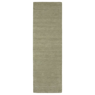 ROSECLIFF HEIGHTS Radel Hand Tufted Wool Solid Color Rug