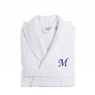 LINUM HOME TEXTILES Personalized Terry Cloth Mid-Calf Bathrobe with Pockets