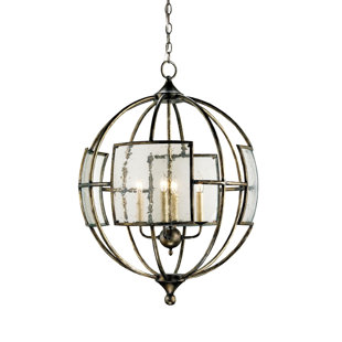 Lillian August 4 - Light Candle Style Globe Chandelier
