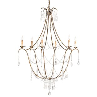 LILLIAN AUGUST Elizabeth 6 - Light Dimmable Empire Chandelier