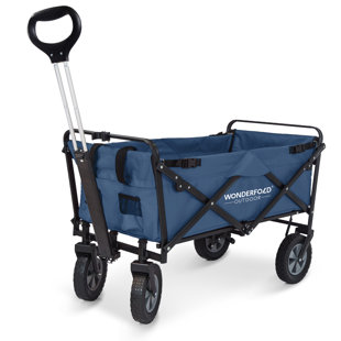 WONDERFOLD OUTDOOR Wonderfold S1 Utility Folding Wagon With Self-stand-blue