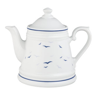 KÖNIGLICH TETTAU Teekanne Worpswede aus Hartporzellan