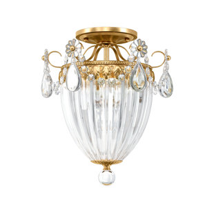 SCHONBEK Bagatelle Crystal Semi Flush Mount