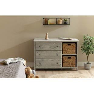 SOUTH SHORE Cotton Candy Kids 3 - Drawer Combo Dresser