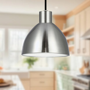 KUZCO LIGHTING 1 - Light Black LED Single Pendant