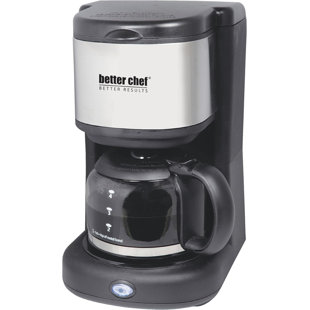 ORIXFORCE Better Chef 4-cup Compact Coffee Maker – Quick Brew, Drip Coffee Machine For Home Or Office