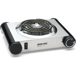 ORIXFORCE Better Chef Electric Buffet Range – Compact Dual Burner Hot Plate For Home, Office, Or Events