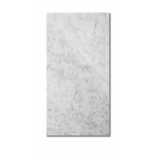 SEVEN SEAS COLLECTION Bianco Carrara 12" x 24" Marble Wall & Floor Tile