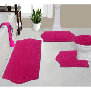 EIDER & IVORY™ Waterford Collection 4 Piece Bath Rug Set with Lid Cover