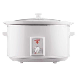 ORIXFORCE Brentwood 8-quart White Slow Cooker – Large Capacity Electric Crockpot