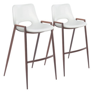 ZUO HOSPITALITY Upholstered 29.3'' Counter Stool with Metal Frame
