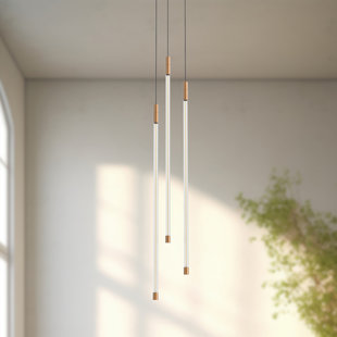 KUZCO LIGHTING Motif 3 - Light Brushed Gold LED Cluster Pendant