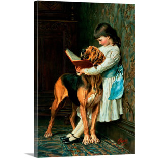 VAULT W ARTWORK Briton Riviere " Naughty Boy, Or Compulsory Education " by Briton Riviere
