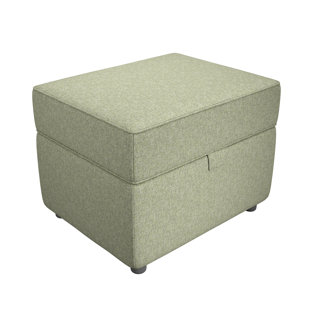 LATITUDE RUN Espitia 62cm Wide Rectangle Solid Colour Footstool Ottoman with Storage